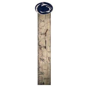 wood growth chart sign with Penn State Athletic Logo